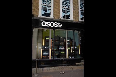 Store gallery Asos first In Real Life physical store Retail Week